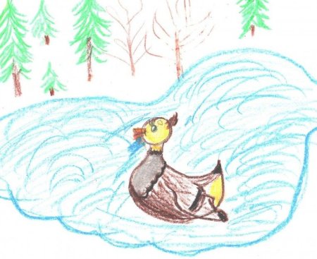 Рисование иллюстраций д.н. Мамина-Сибиряка «серая шейка»