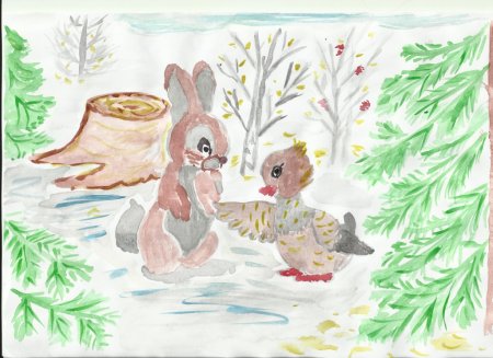 Рисование серая шейка подготовительная группа