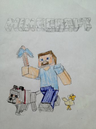 Майнкрафт Стив и КРИПЕР