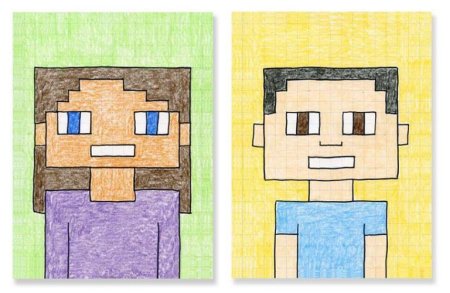 Стив из игры майнкрафт раскраска