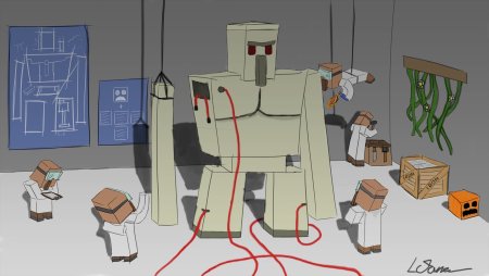 Раскраска лего майнкрафт деревня