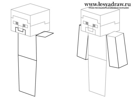Нарисованные картинки майнкрафт
