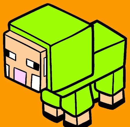 Картинки из МАЙНКРАФТА для срисовки