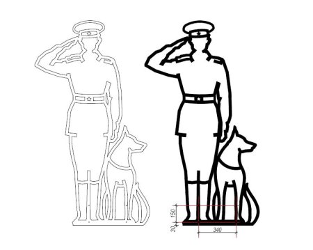 Портрет пограничника