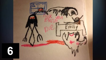 Самые страшные детские рисунки