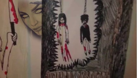 Страшные детские рисунки