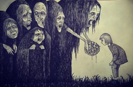 Страшные рисунки детей 3 лет