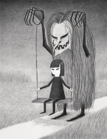 Проклятая кукла Анабель аниме