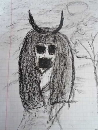 Страшные детские рисунки девочки