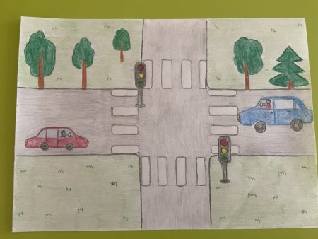 Нарисовать перекресток