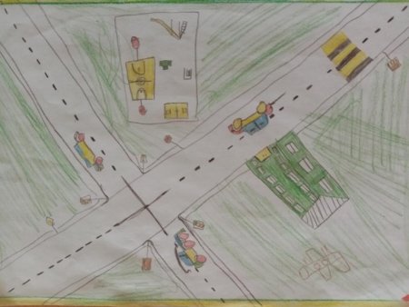 Рисование в подготовительной группе на тему ПДД