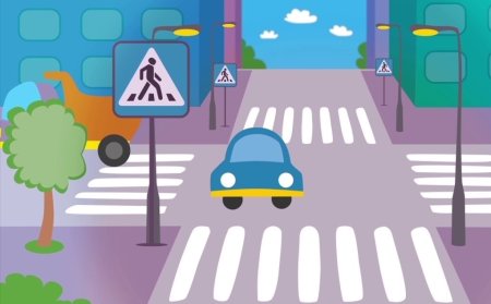 Перекресток ПДД для детей