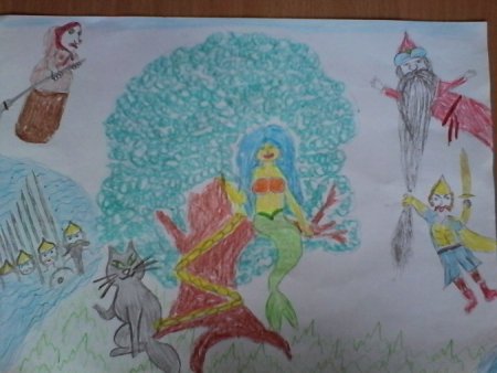 Детские рисунки к опере Руслан и Людмила