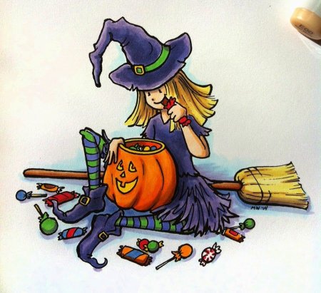 Ведьмочки на Хэллоуин
