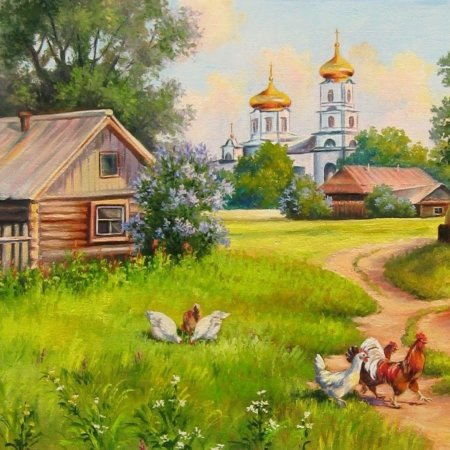 Деревенский пейзаж