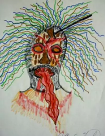 Рисунок Джейсона Вурхиса