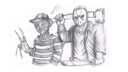 Джейсон Вурхис рисунок