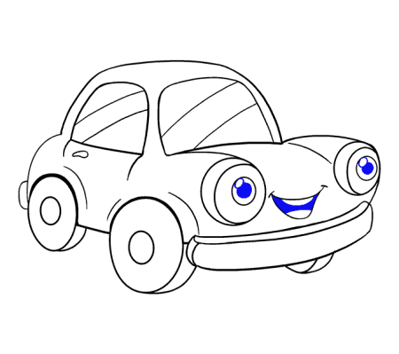 Машинка рисунок