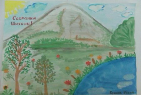 Рисование в детском саду юрта