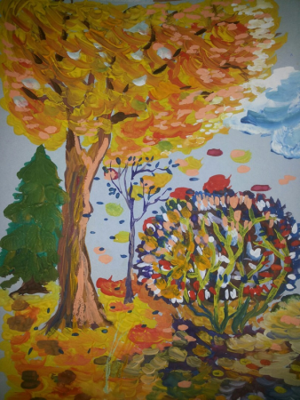 Листопад рисунок