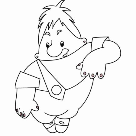 Карлсон раскраска