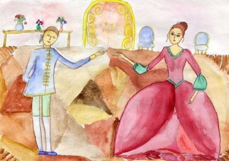 Бал во Дворце рисунки