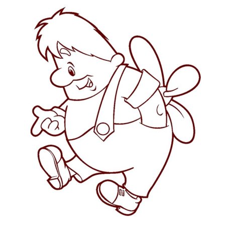 Карлсон раскраска