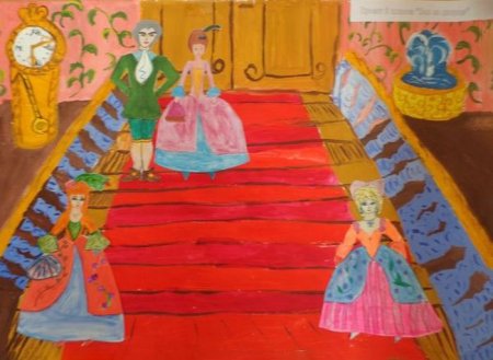 Бал во Дворце рисунки