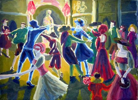 Композиция художка маскарад