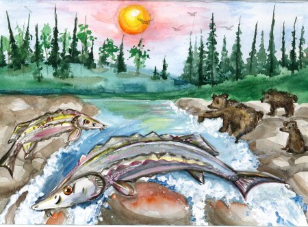 Хабаровский край рисунки детей