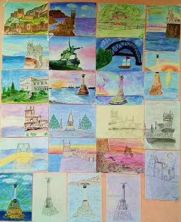 Рисование Севастополь для детей