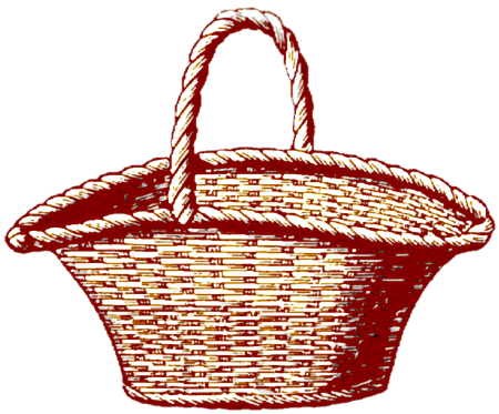 Корзинка рисунок для детей