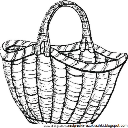 Корзинка пустая для детей