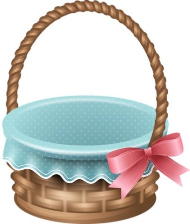 Плетеная корзина рисунок
