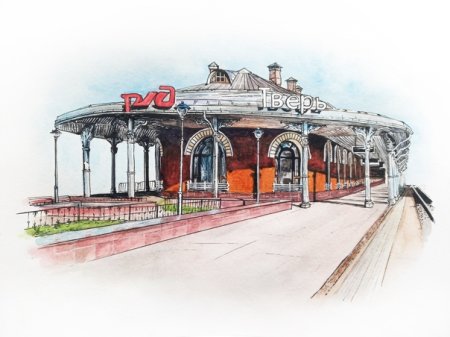 Детские рисунки зданий