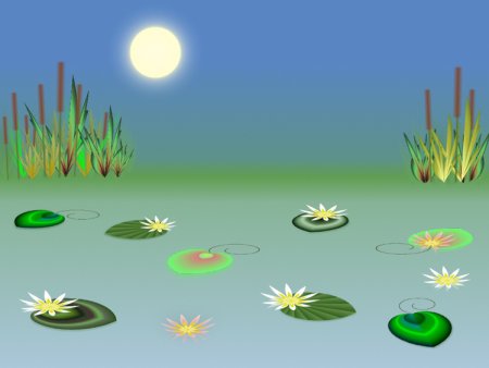 Болото из сказки Царевна лягушка