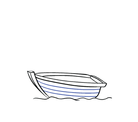 Лодка мультяшный