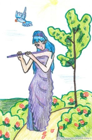 Муза рисунок для детей