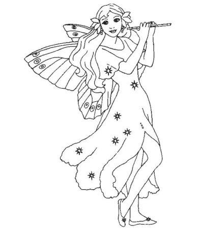 Арфа раскраска