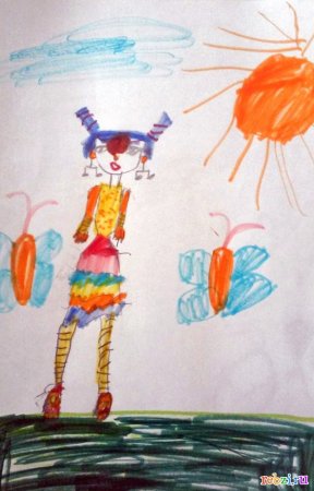 Арфа раскраска