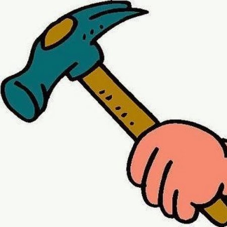 Трафарет молоток