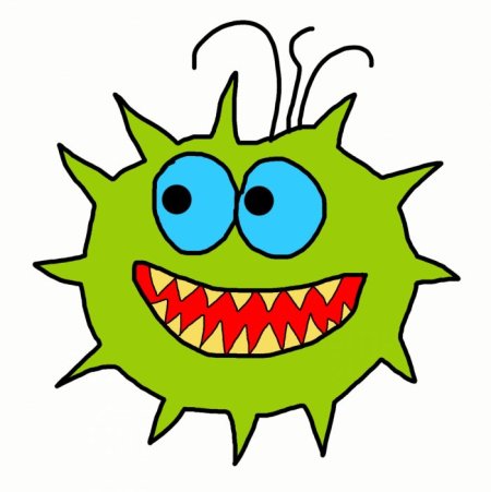 Вирус мультяшный