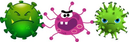 Вирус гриппа рисунок