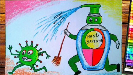 Рисунок на тему против вируса