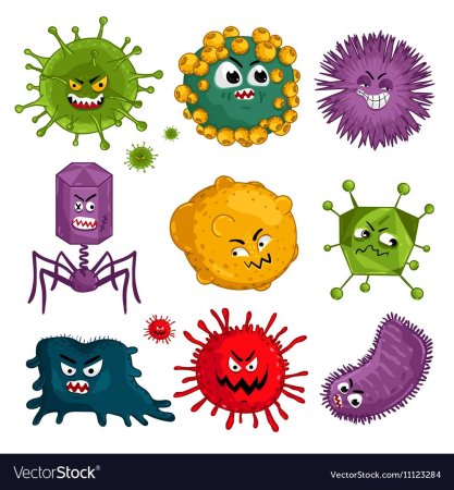 Вирусы и бактерии для детей