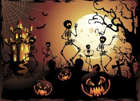 Фон в стиле Хэллоуин