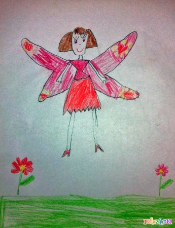 Фея детский рисунок