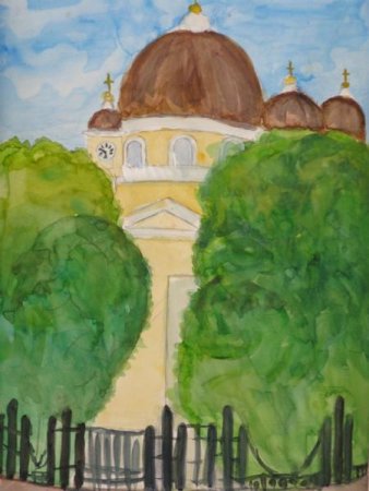 Губкин Спасо Преображенский собор рисунки детей