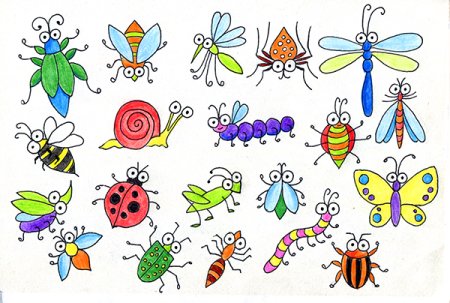 Насекомые картинки для детей