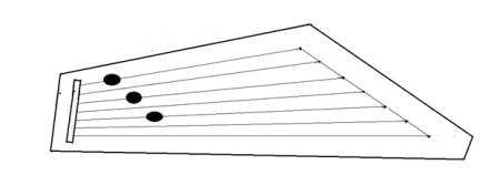 Гусли раскраска